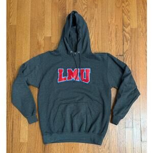 Loyola Marymount University Dark Gray Hoodie Pullover Champion Sweatshirt Large